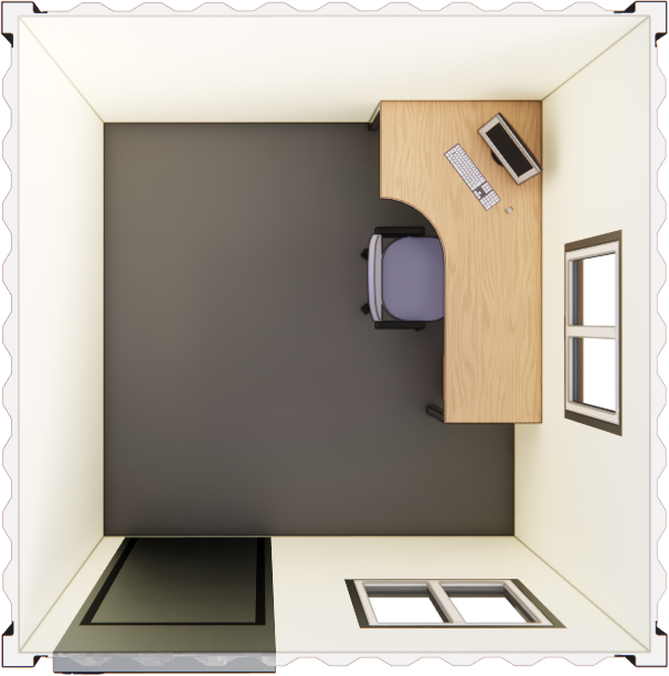 10x10 Security Hut - 3D Plan_result