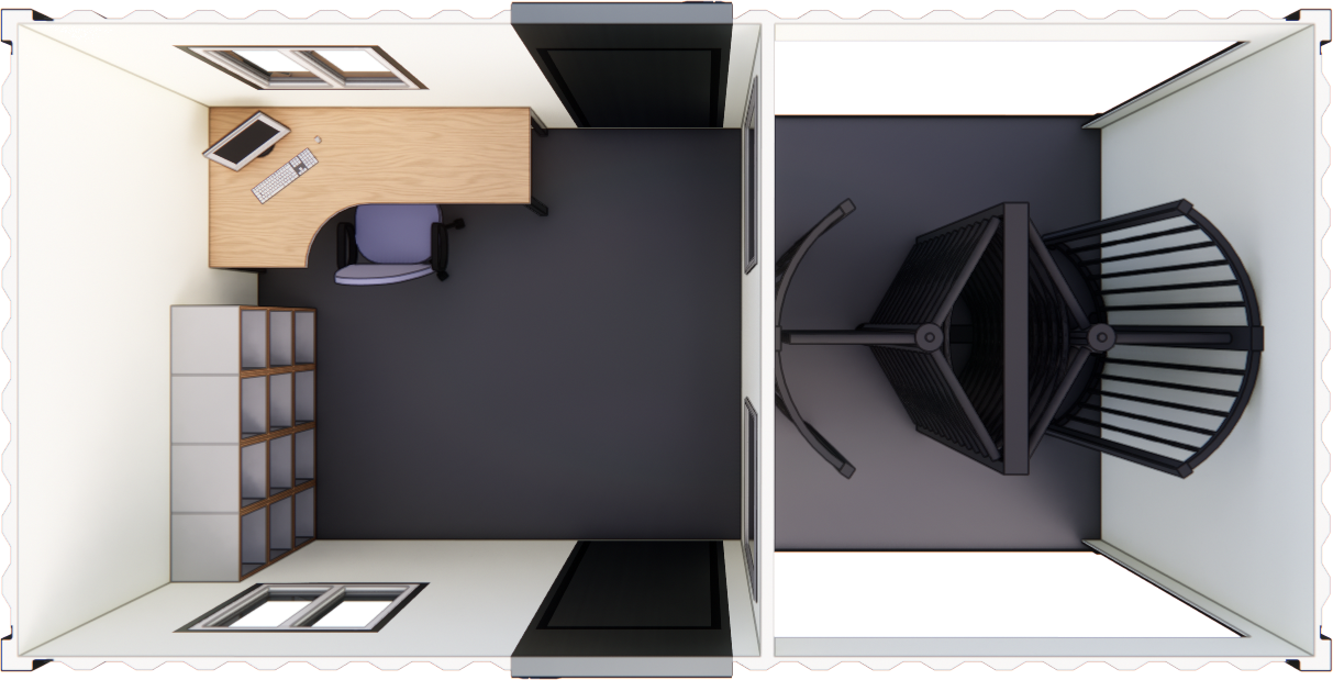 10x20ft Turnstyle - 3D Plan_result